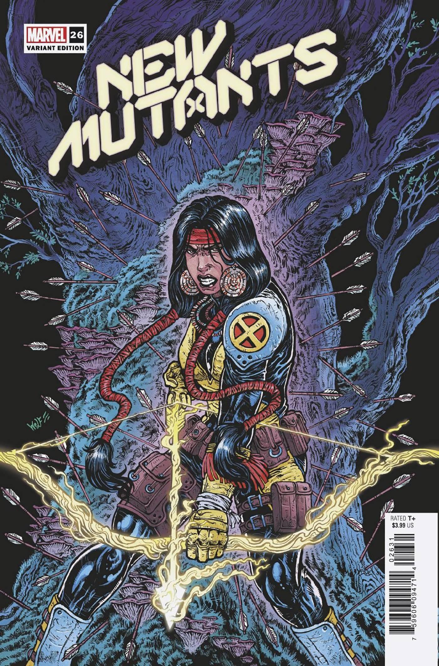NEW MUTANTS VOL 4 #26 WOLF VAR - Kings Comics