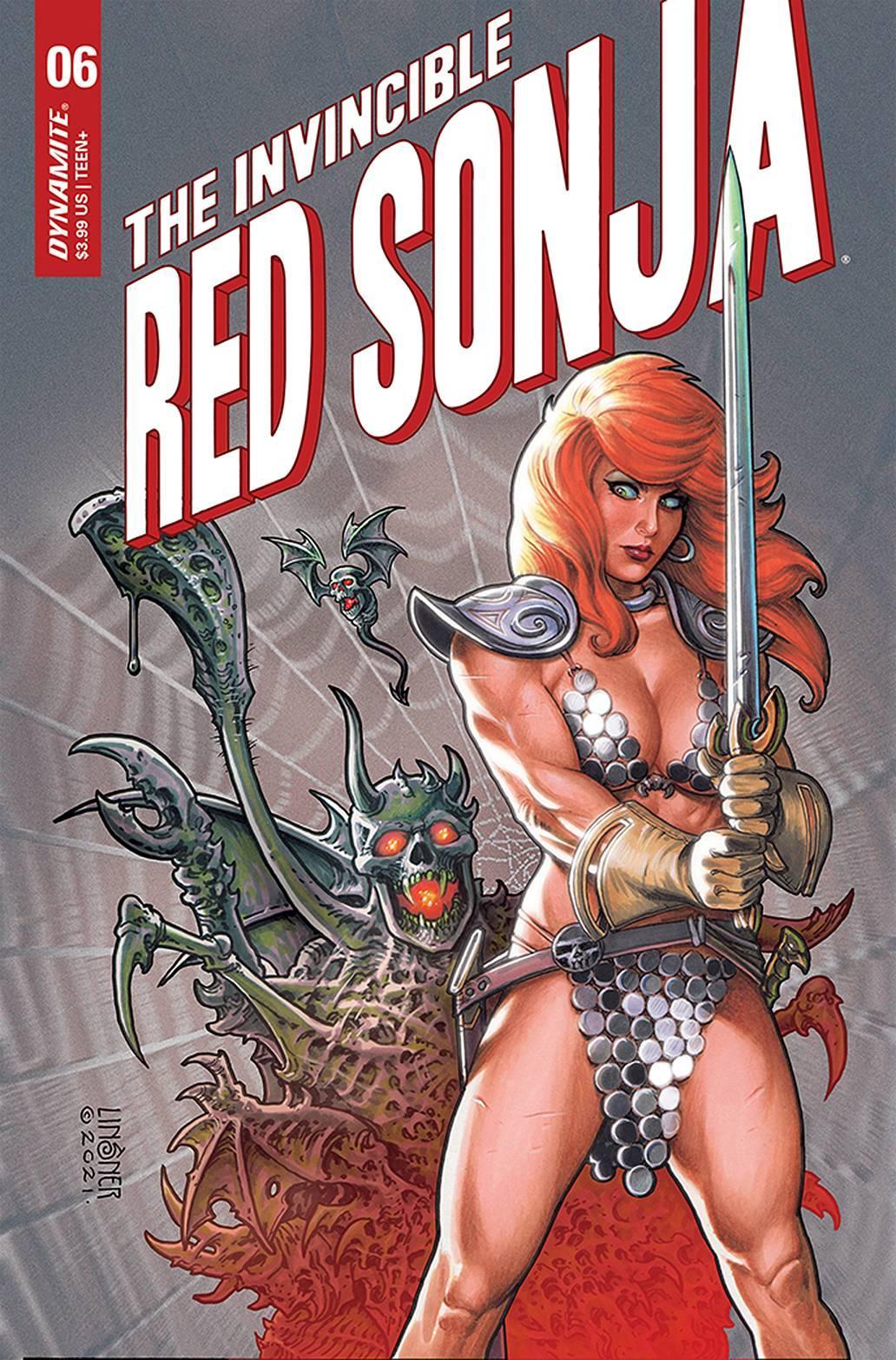 INVINCIBLE RED SONJA #6 CVR B LINSNER - Kings Comics