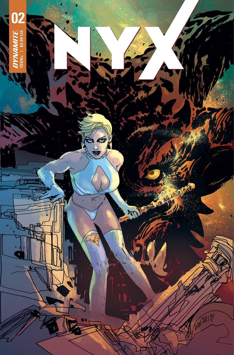 NYX (DYNAMITE) #2 CVR K FOC BONUS DANI ORIGINAL
