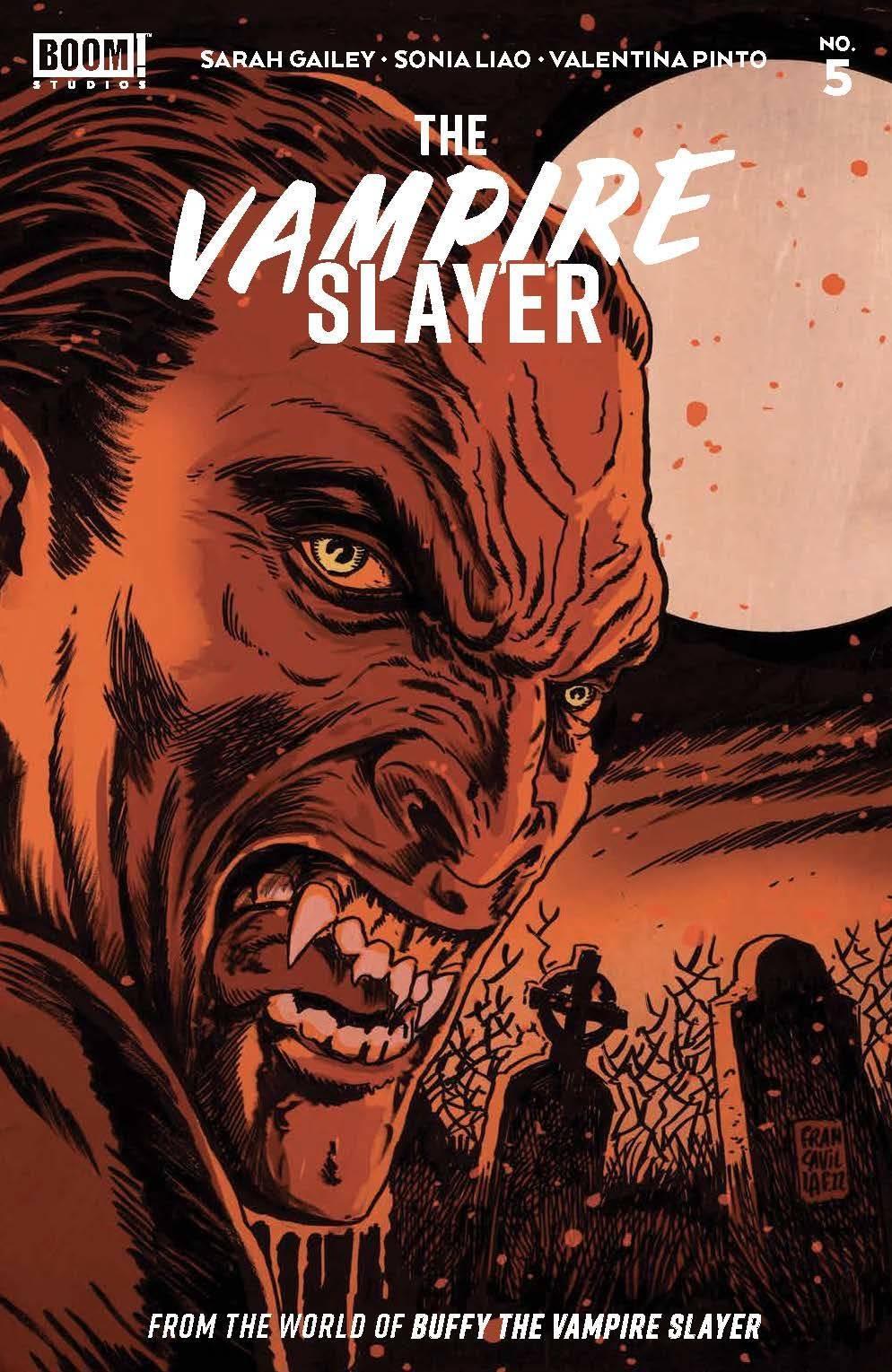 VAMPIRE SLAYER (BUFFY) (2022) #5 CVR B BLOOD RED VAR FRANCAVILLA - Kings Comics