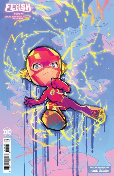 FLASH (2023) #1 CVR D ROSE BESCH CREATOR CARD STOCK VAR