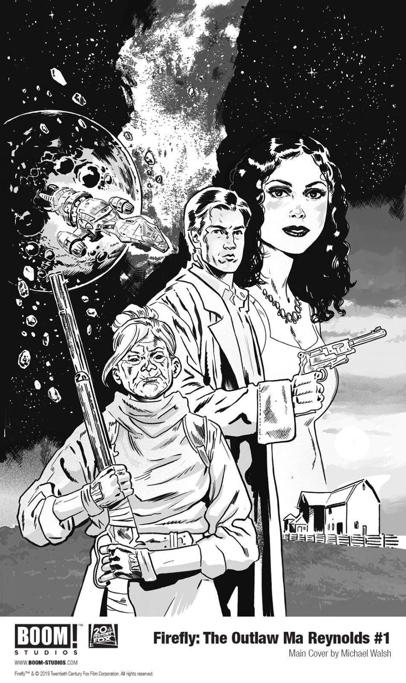 FIREFLY OUTLAW MA REYNOLDS #1 25 COPY WALSH INCV
