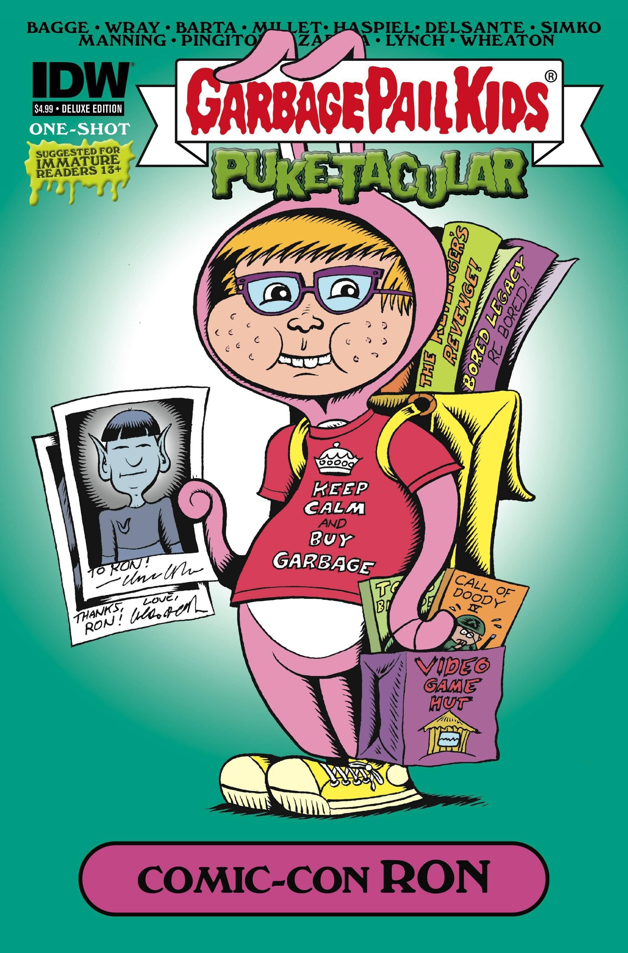 Comics Garbage Collection GARBAGE PAIL KIDS COMIC BOOK PUKETACULAR #1 DLX BAGGE ED – Kings Comics