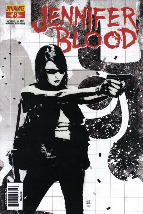 GARTH ENNIS JENNIFER BLOOD #8 10 COPY BRADSTREET B&W INCV