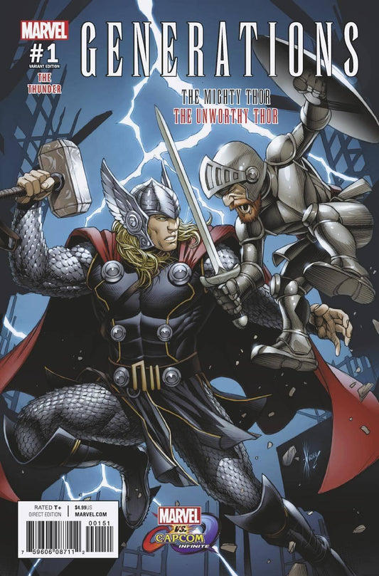 GENERATIONS UNWORTHY THOR & MIGHTY THOR #1 MARVEL VS CAPCOM – Kings Comics