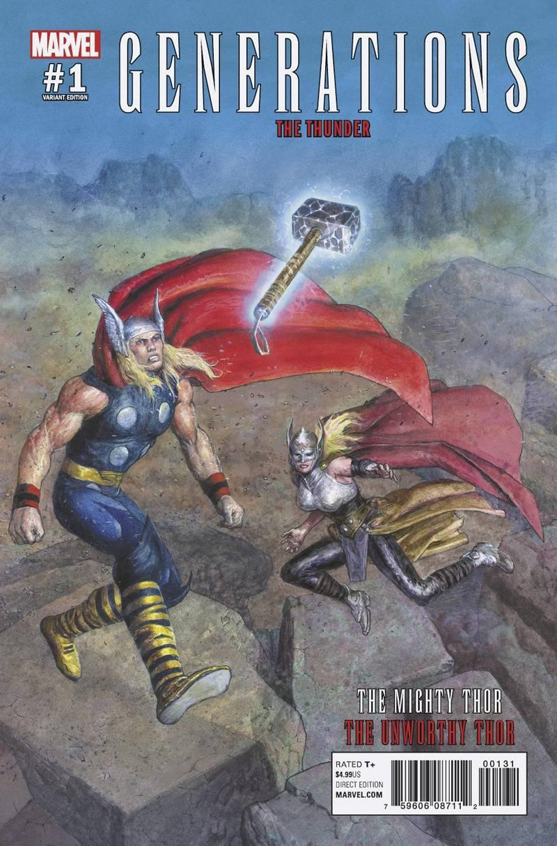 GENERATIONS UNWORTHY THOR & MIGHTY THOR #1 PASTORAS VAR