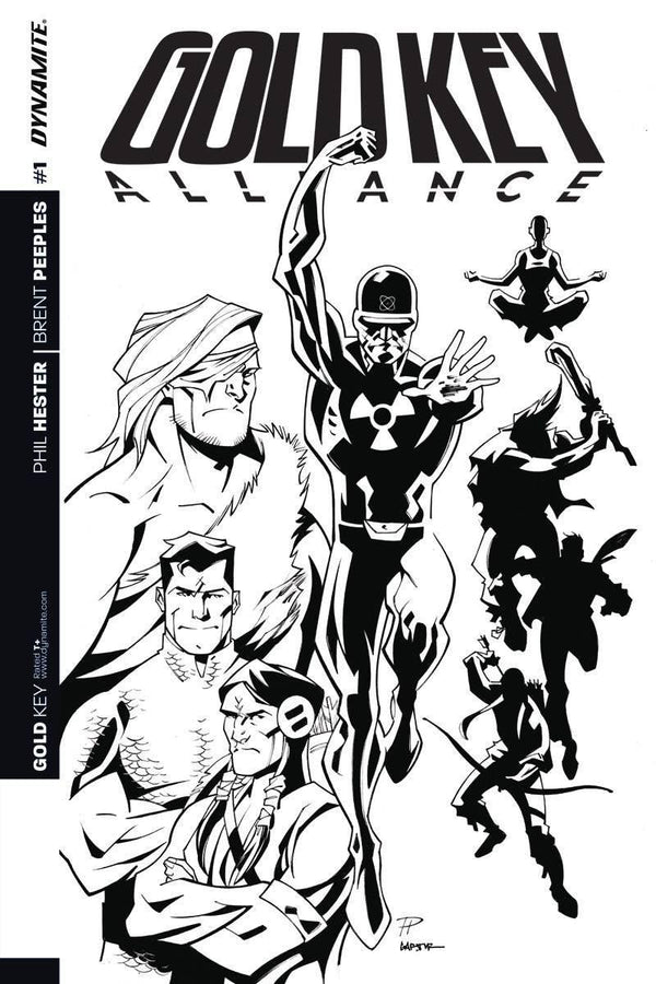 GOLD KEY ALLIANCE #1 10 COPY B&W INCV