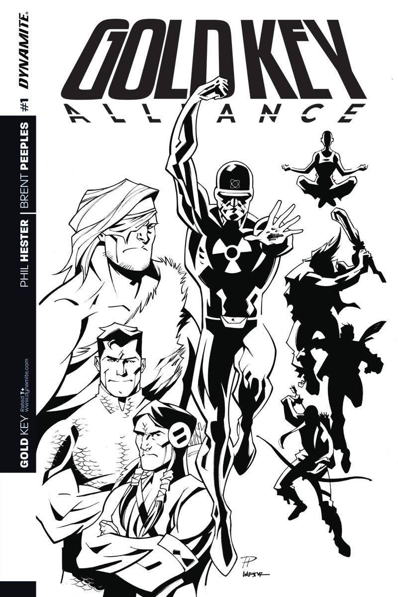 GOLD KEY ALLIANCE #1 10 COPY B&W INCV