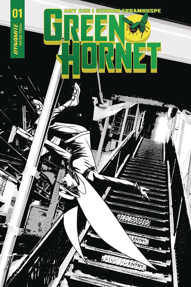 GREEN HORNET VOL 4 #2 CVR C 10 COPY MCKONE B&W INCV