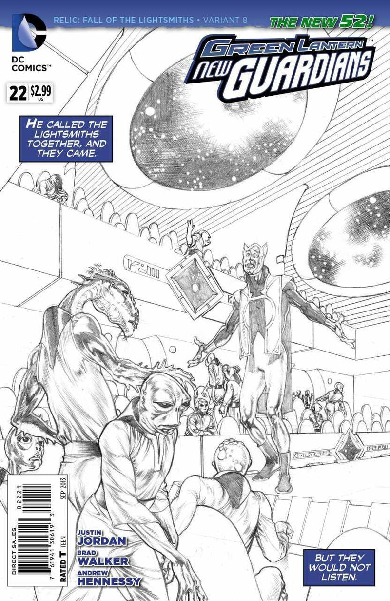 GREEN LANTERN NEW GUARDIANS #22 VAR ED