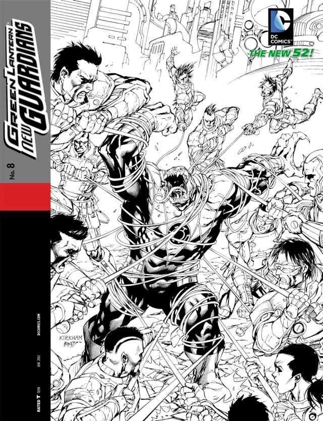 GREEN LANTERN NEW GUARDIANS #8 VAR ED