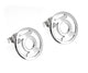 GREEN LANTERN STERLING SILVER EARRINGS STUD