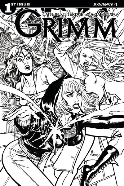 GRIMM V2 #1 10 COPY SANAPO B&W INCV