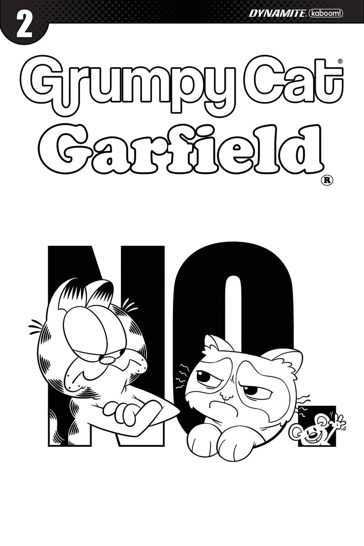 GRUMPY CAT GARFIELD #2 CVR E 10 COPY HIRSCH INCV - Kings Comics