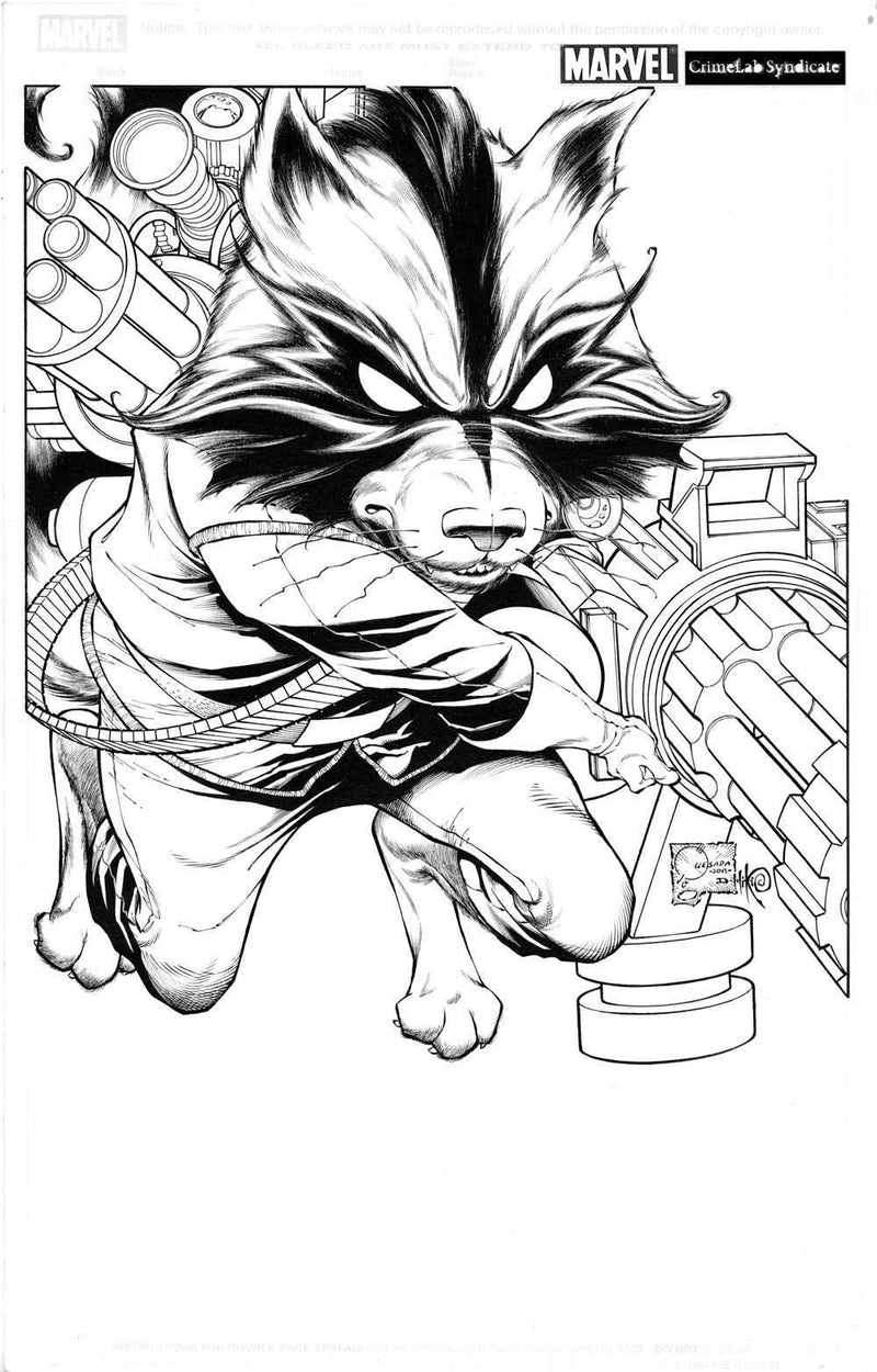 GUARDIANS OF THE GALAXY (2013) #1 QUESADA SKETCH VAR NOW