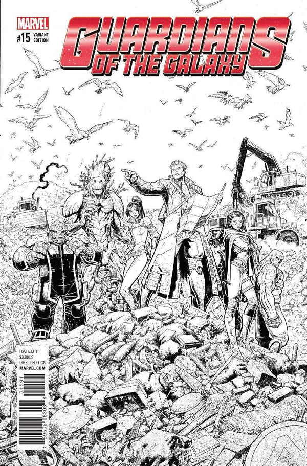 GUARDIANS OF GALAXY VOL 4 #15 ART ADAMS RETAILER EXCLUSIVE VAR NOW