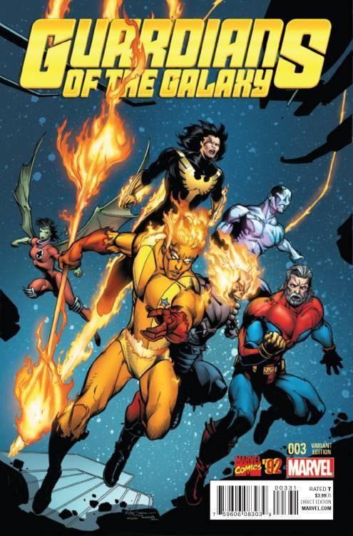 GUARDIANS OF THE GALAXY (2015) #3 MARVEL 92 VAR