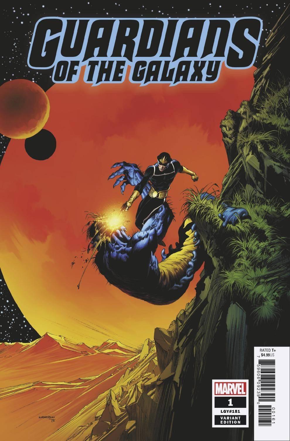 GUARDIANS OF THE GALAXY VOL 5 #1 WRIGHTSON HIDDEN GEM VAR - Kings Comics