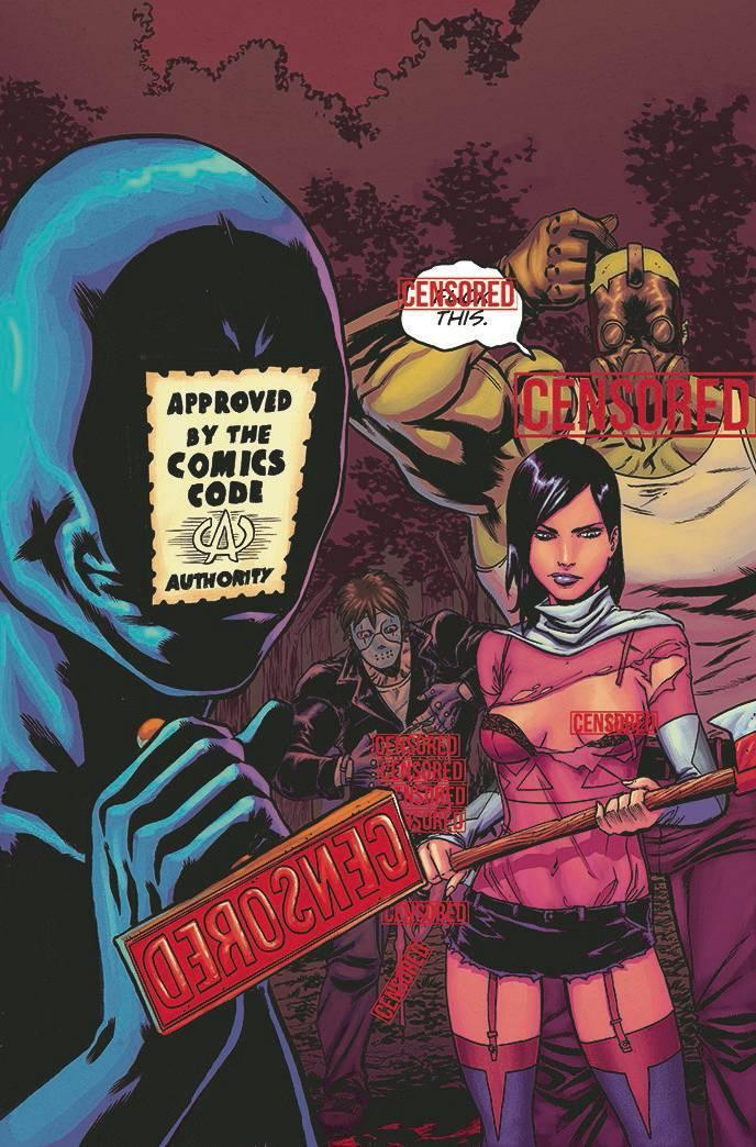 HACK SLASH RESURRECTION #11 CVR C CBLDF CHARITY VAR CENSORED