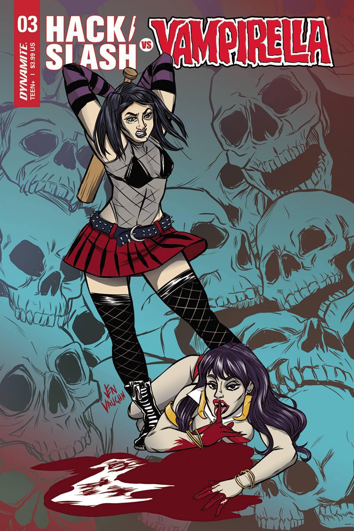 HACK SLASH VS VAMPIRELLA #3 CVR A VAUGHN - Kings Comics