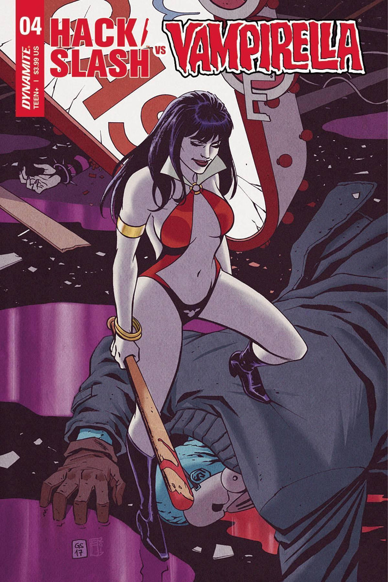 HACK SLASH VS VAMPIRELLA (2017) #4 CVR B SUDZUKA