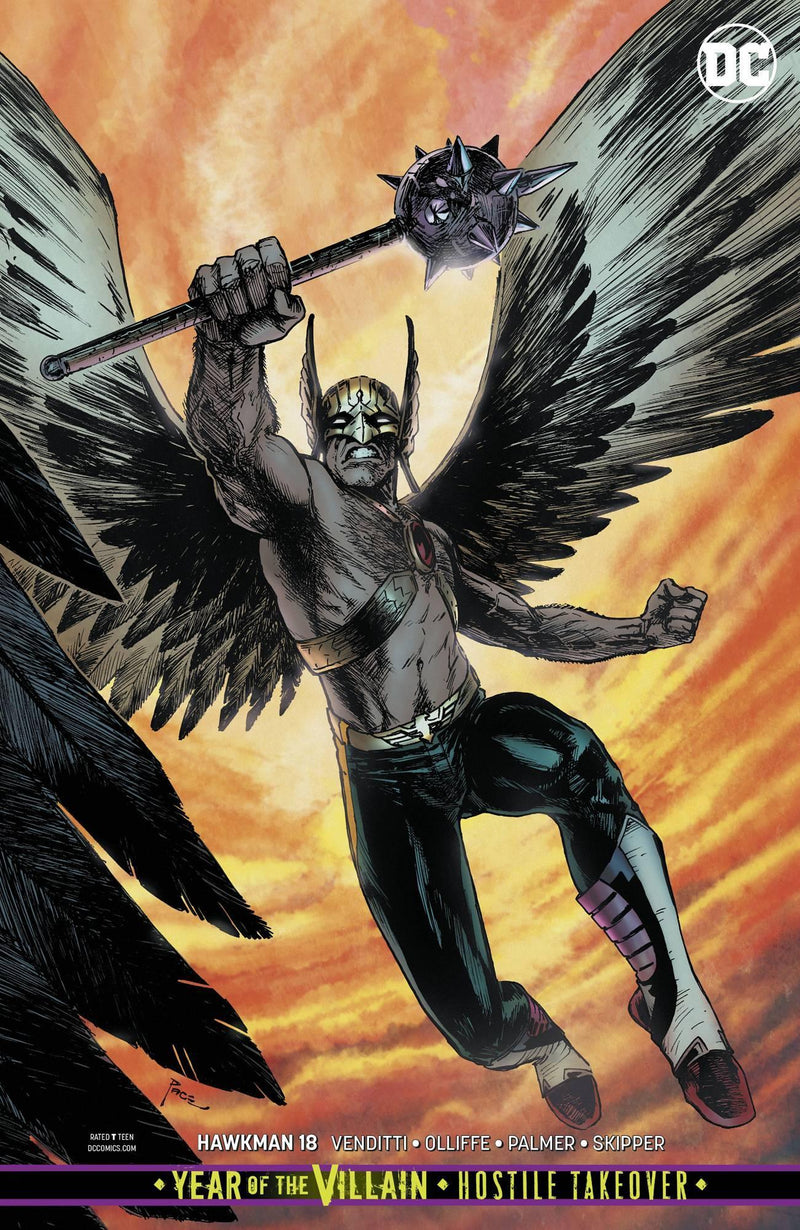 HAWKMAN VOL 5 #18 VAR ED YOTV