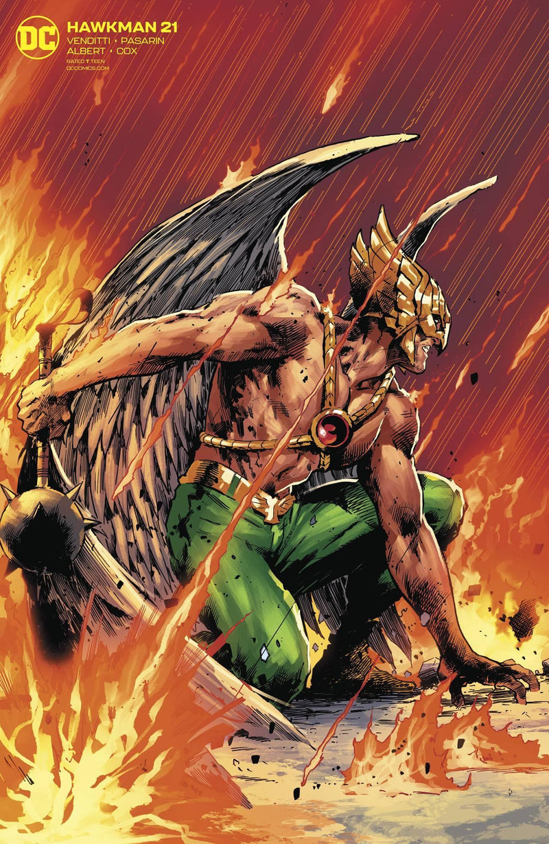 HAWKMAN VOL 5 #21 TREVOR HAIRSINE VAR ED