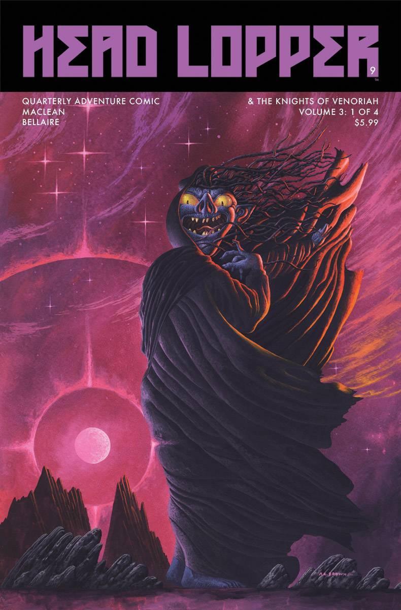 HEAD LOPPER #9 CVR B BROWN