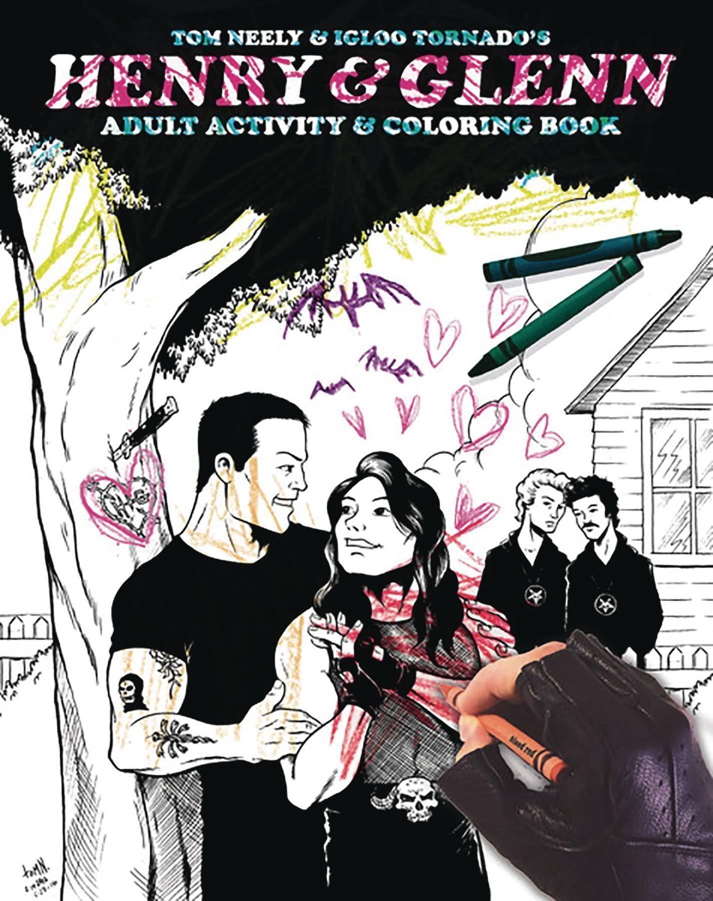 HENRY AND GLENN ADULT COLORING BOOK - Kings Comics