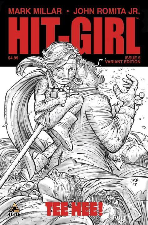 HIT-GIRL #5 JRJR SKETCH VAR - Kings Comics