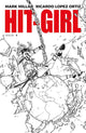 HIT-GIRL VOL 2 #4 CVR B B&W REEDER