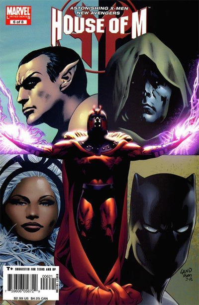 HOUSE OF M #6 LAND VARIANT COVER