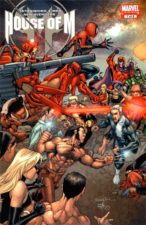HOUSE OF M #7 LARROCA VARIANT COVER