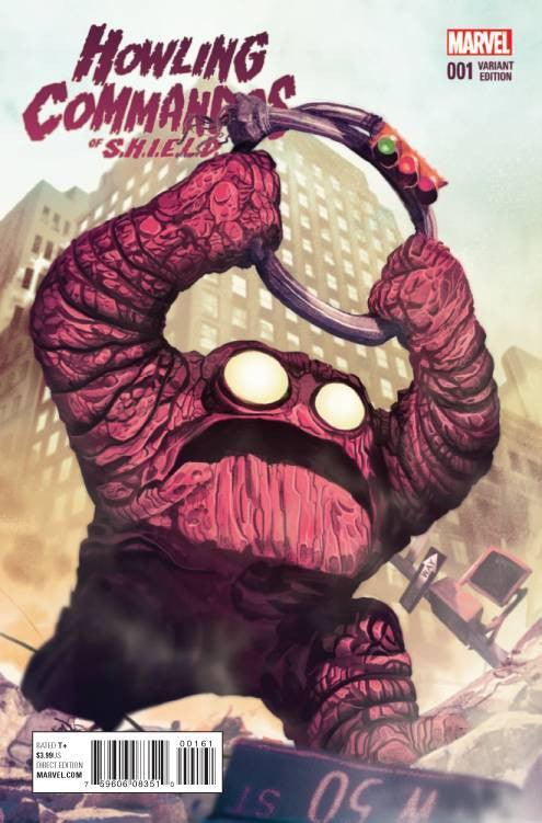 HOWLING COMMANDOS OF SHIELD #1 KIRBY MONSTER VAR