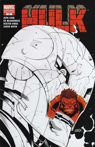 HULK VOL 2 #2 RETAILER SKETCH VAR