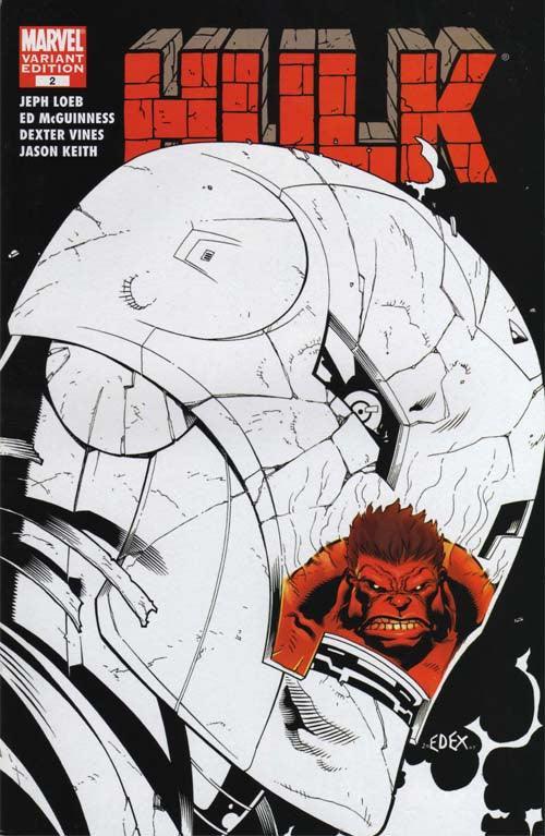 HULK VOL 2 #2 RETAILER SKETCH VAR