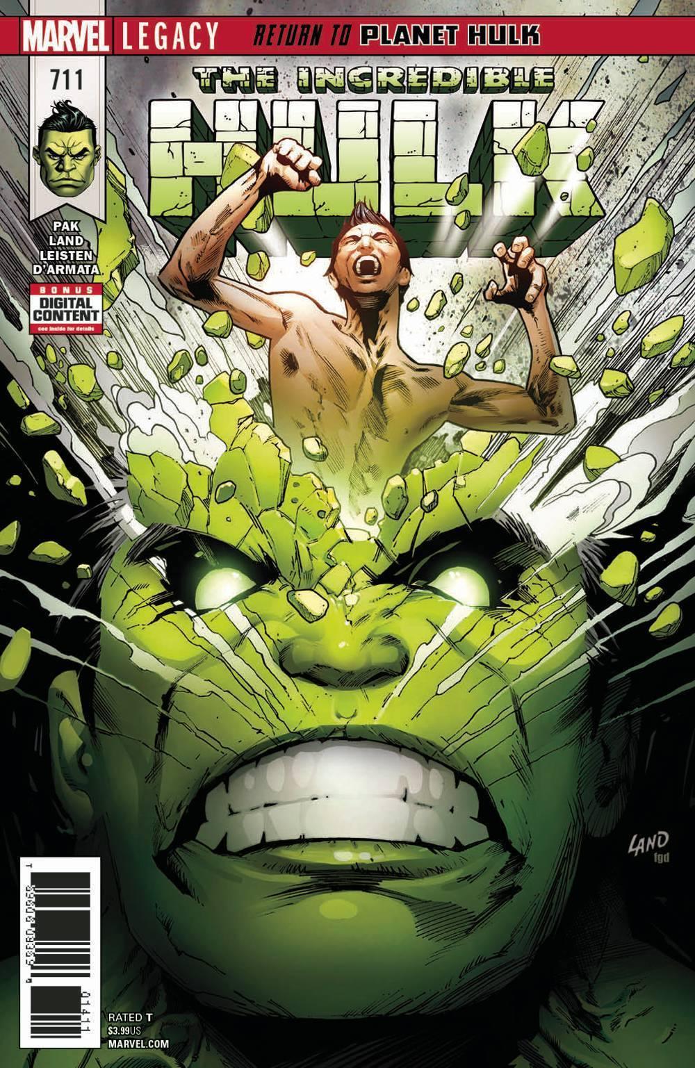 INCREDIBLE HULK VOL 4 #711 LEG - Kings Comics