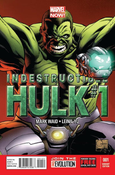 INDESTRUCTIBLE HULK #1 100 COPY QUESADA VAR NOW