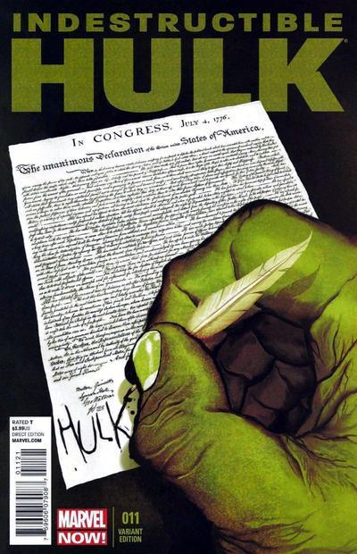 INDESTRUCTIBLE HULK #11 30 COPY TIME TRAVEL VAR NOW