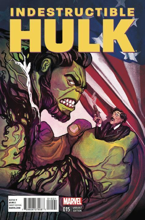 INDESTRUCTIBLE HULK #15 30 COPY TIME TRAVEL VAR