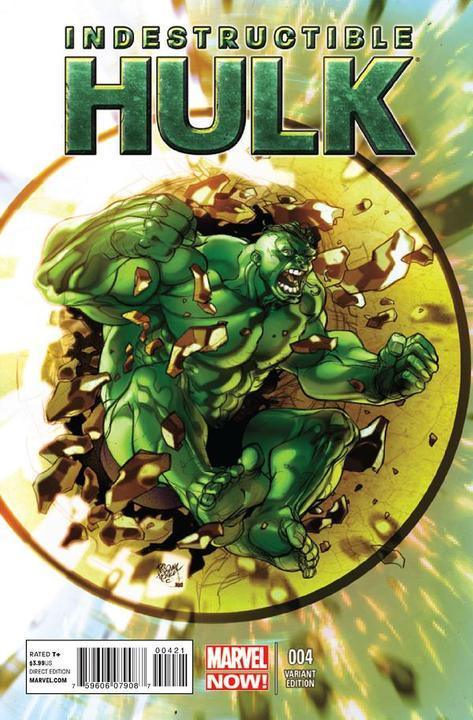 INDESTRUCTIBLE HULK #4 50 COPY FERRY VAR NOW
