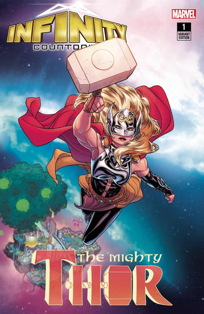 INFINITY COUNTDOWN #1 DAUTERMAN MIGHTY THOR VAR LEG