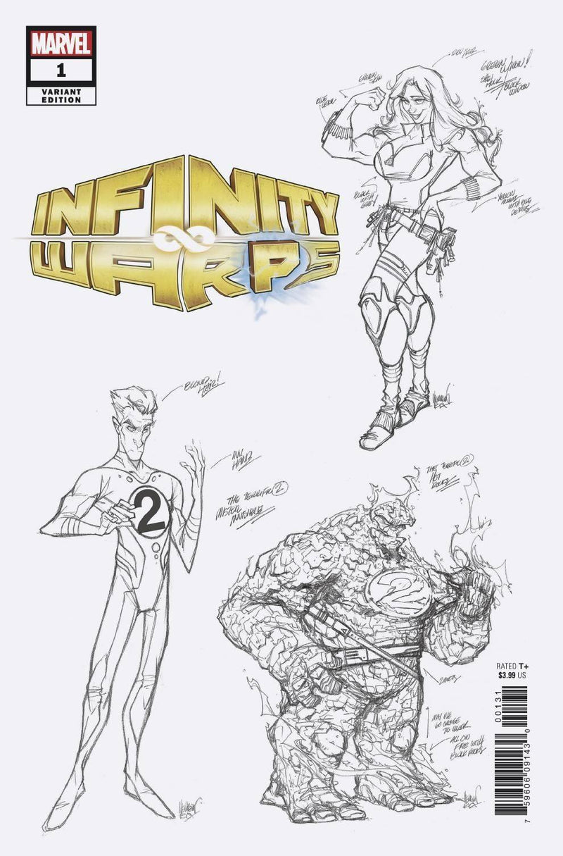 INFINITY WARS INFINITY WARPS #1 HERRERA DESIGN VAR