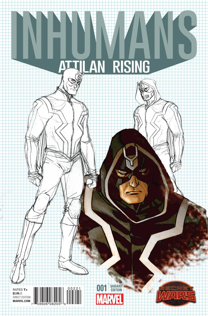 INHUMANS ATTILAN RISING #2 JOHNSON DESIGN VAR SWA