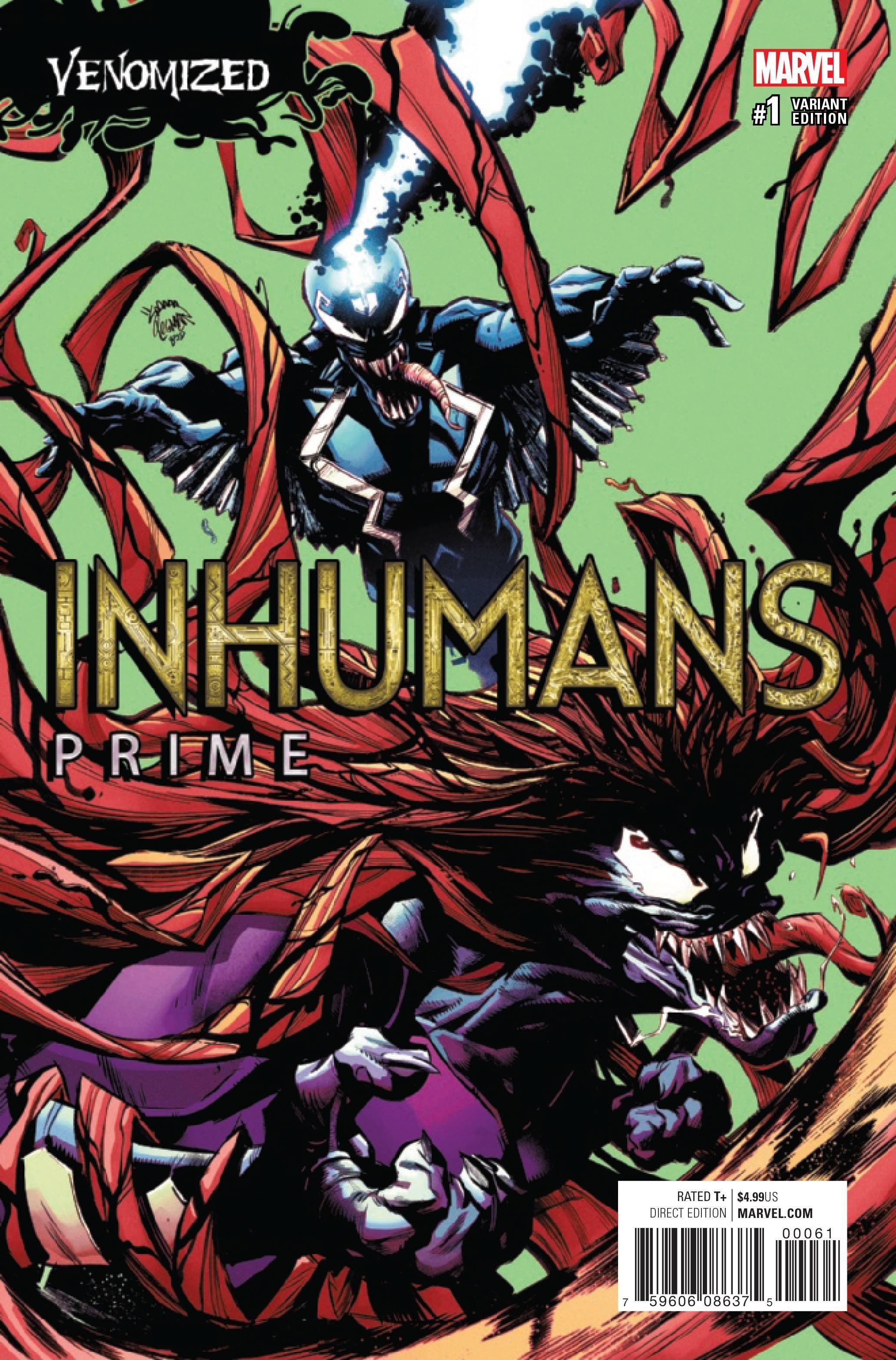 INHUMANS PRIME #1 STEGMAN VENOMIZED VAR - Kings Comics