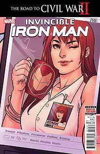 INVINCIBLE IRON MAN VOL 2 #10 (2ND APPEARANCE RIRI WILLIAMS)