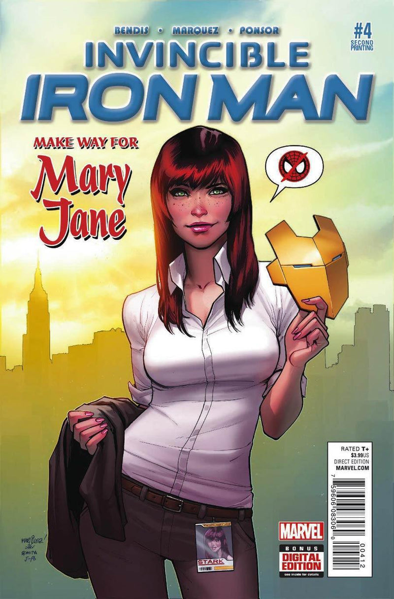 INVINCIBLE IRON MAN VOL 2 #4 2ND PRINT