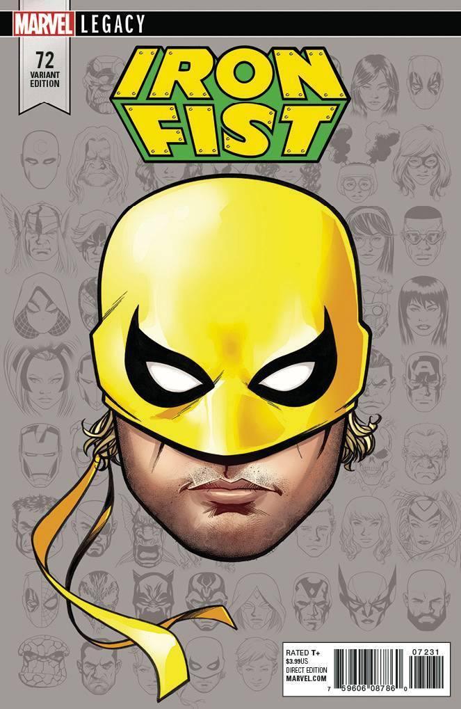 IRON FIST VOL 5 #73 MCKONE LEGACY HEADSHOT VAR LEG