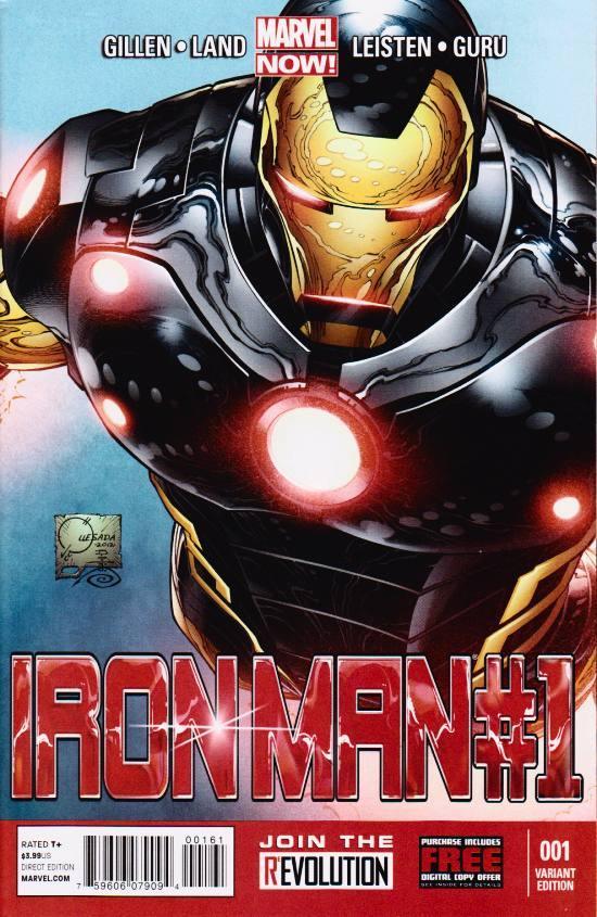 IRON MAN VOL 5 #1 100 COPY INCV QUESADA VAR NOW