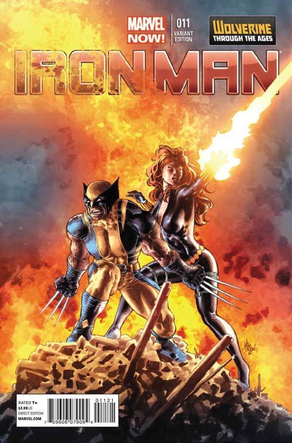 IRON MAN VOL 5 #11 WOLVERINE COSTUME DEODATO VAR NOW - Kings Comics